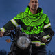 Green Turtle Flower Hi-Vis Hoodie