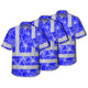 Orange Neon And Yellow Flowers Hi-Vis Hawaiian Shirt