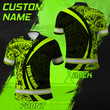 Hi Vis Polo Shirt Tapes Hawaiian Polynesian Tribal Custom Name Safety Workwear
