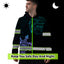 Hi Vis Hoodie Reflective Gradient Polynesian Turtle Hawaiian Hi-Vis Hoodie