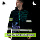 Hi Vis Hoodie Reflective Gradient Polynesian Turtle Hawaiian Hi-Vis Hoodie
