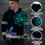 Hi Vis Hoodie Reflective Gradient Polynesian Turtle Hawaiian Hi-Vis Hoodie
