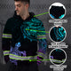Hi Vis Hoodie Reflective Gradient Polynesian Turtle Hawaiian Hi-Vis Hoodie