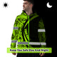Hi Vis Hoodie Reflective Tapes Hi-Vis Hoodie