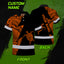 Hi Vis Polo Shirt  Reflective Tapes Orange Neon Turtle Hawaii Hi-Vis Polo Shirt