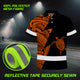 Hi Vis Polo Shirt  Reflective Tapes Orange Neon Turtle Hawaii Hi-Vis Polo Shirt