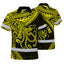 Yellow Neon Hawaii Octopus Custom Hi-Vis Polo Shirt