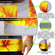 Orange Neon And Yellow Flowers Hi-Vis Work Shirt