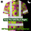 Pink Neon And Lime Flowers Hi-Vis Work Shirt