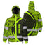 Hi Vis Jacket Waterproof And Windproof Reflective Tapes Hi-Vis Waterproof Jacket