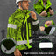 Hi Vis Jacket Waterproof And Windproof Reflective Tapes Hi-Vis Waterproof Jacket