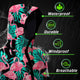 Hi Vis Jacket Waterproof And Windproof Reflective Tapes Pink Flamingo Flower Hawaiian Hi-Vis Waterproof Jacket