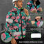 Hi Vis Jacket Waterproof And Windproof Reflective Tapes Pink Flamingo Flower Hawaiian Hi-Vis Waterproof Jacket