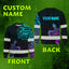 Hi Vis Long Sleeve Shirt Reflective Gradient Polynesian Turtle Hawaiian Hi-Vis Long Sleeve Shirt