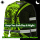 Hi Vis Long Sleeve Shirt Reflective Tapes Hi-Vis Long Sleeve Shirt