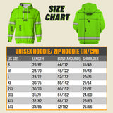 Hi Vis Hoodie Reflective Tapes Hawaiian Polynesian Tribal Custom Name Safety Workwear