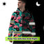 Pink Flamingo Flower Hawaiian Hi-Vis Zip Hoodie
