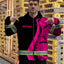 Pink Neon Hawaii Hi-Vis Zip Hoodie