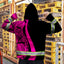 Pink Neon Hawaii Hi-Vis Zip Hoodie
