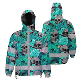 Reflective Hi Vis Mint Neon Jacket Waterproof And Windproof - Safety Workwear