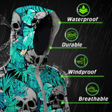 Reflective Hi Vis Mint Neon Jacket Waterproof And Windproof - Safety Workwear