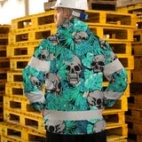 Reflective Hi Vis Mint Neon Jacket Waterproof And Windproof - Safety Workwear