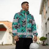 Reflective Hi Vis Mint Neon Jacket Waterproof And Windproof - Safety Workwear