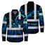 Hi Vis FR Button Long Sleeves Reflective Tapes Gradient Turtle Hi-Vis Work Shirt