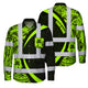 Hi Vis FR Button Long Sleeves Reflective Tapes Hi-Vis Work Shirt