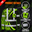 Hi Vis FR Button Long Sleeves Reflective Tapes Hi-Vis Work Shirt