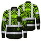Hi Vis FR Button Long Sleeves Reflective Tapes Octopus Hi-Vis Work Shirt