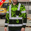 Hi Vis FR Button Long Sleeves Reflective Tapes Octopus Hi-Vis Work Shirt