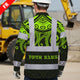 Hi Vis FR Button Long Sleeves Reflective Tapes Octopus Hi-Vis Work Shirt