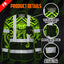 Hi Vis FR Button Long Sleeves Reflective Tapes Octopus Hi-Vis Work Shirt