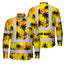 Hi Vis FR Button Long Sleeves Reflective Tapes Yellow Neon Flowers Hi-Vis Work Shirt