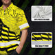 Hi Vis Hawaiian American Flag Shirt, Yellow Neon Hi-Vis Work Shirt