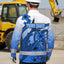 Hi Vis Hawaiian Long Sleeve Shirt Reflective Tape Blue Pink Neon Polynesian Hi-Vis Long Sleeve Shirt