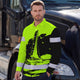 Hi Vis Hawaiian Long Sleeve Shirt Reflective Tape Lime Neon Sea Boat Hi-Vis Long Sleeve Shirt