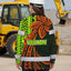 Hi Vis Hawaiian Long Sleeve Shirt Reflective Tape Orange Lime Neon Polynesian Hi-Vis Long Sleeve Shirt