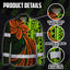Hi Vis Hawaiian Long Sleeve Shirt Reflective Tape Orange Lime Neon Polynesian Hi-Vis Long Sleeve Shirt