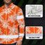 Hi Vis Hawaiian Long Sleeve Shirt Reflective Tape Orange Neon White Tree Hi-Vis Long Sleeve Shirt