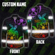 Hi Vis Hawaiian Long Sleeve Shirt Reflective Tape Rainbow Turtle Sea Hi-Vis Long Sleeve Shirt