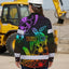 Hi Vis Hawaiian Long Sleeve Shirt Reflective Tape Rainbow Turtle Sea Hi-Vis Long Sleeve Shirt