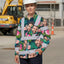 Hi Vis Hawaiian Long Sleeve Shirt Reflective Tapes Pink And Green 2 Hi-Vis Long Sleeve Shirt