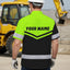 Company Uniforms Reflective Black Green Neon Hi-Vis Hawaiian Shirt