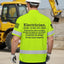 Electrician Definition Yellow Hi-Vis Hawaiian Shirt