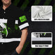 Black Eagle USA Flag Hi-Vis Hawaiian Shirt