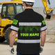 Black Eagle USA Flag Hi-Vis Hawaiian Shirt