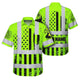 Eagle USA Flag Hi-Vis Hawaiian Shirt