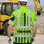 Eagle USA Flag Hi-Vis Hawaiian Shirt